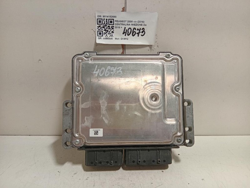Centralina Iniezione 9814182680 Peugeot 2008 I 2016
