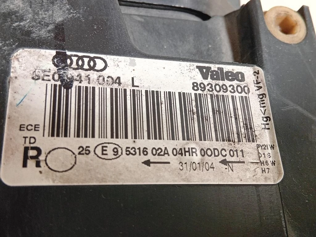 Proiettore ANT DX SE0941004L Audi A3 8P1 2004