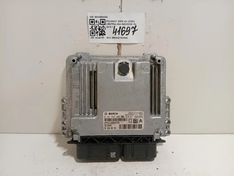 Centralina Iniezione 9832694380 Peugeot 2008 II 2020