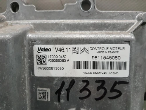 Centralina Iniezione 9811545080 Peugeot 208 I 2015