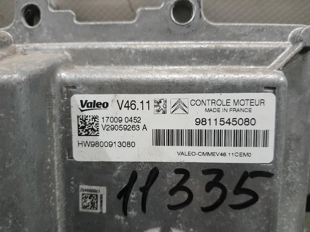 Centralina Iniezione 9811545080 Peugeot 208 I 2015