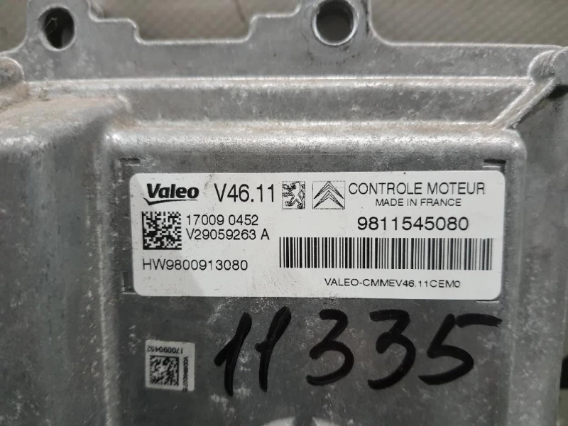 Centralina Iniezione 9811545080 Peugeot 208 I 2015