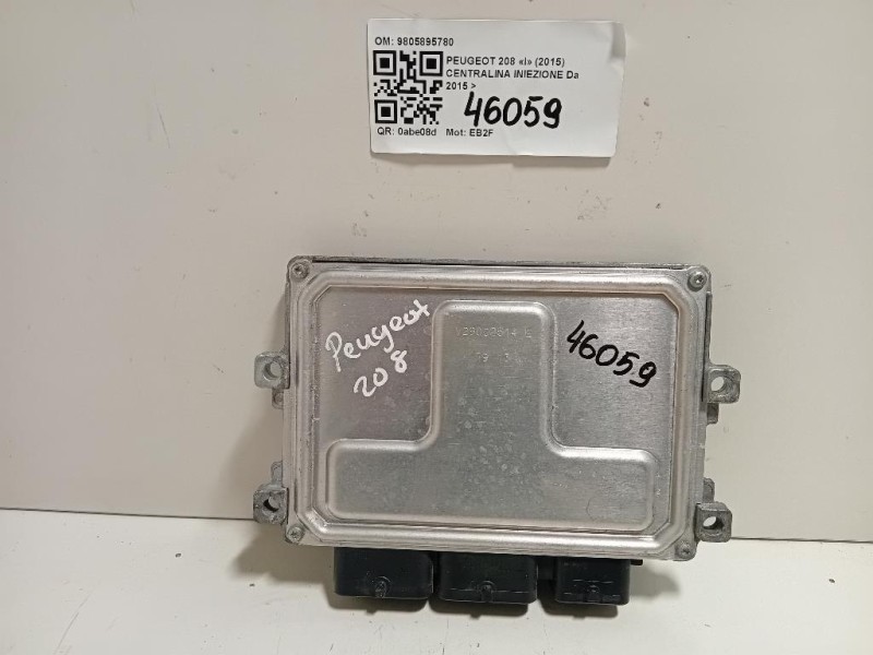 Centralina Iniezione 9805895780 Peugeot 208 I 2015