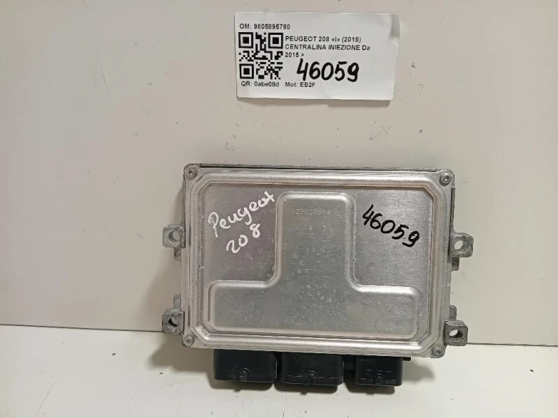 Centralina Iniezione 9805895780 Peugeot 208 I 2015