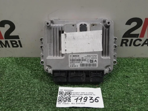 Centralina Iniezione 9666986680 Peugeot 3008 I 2009