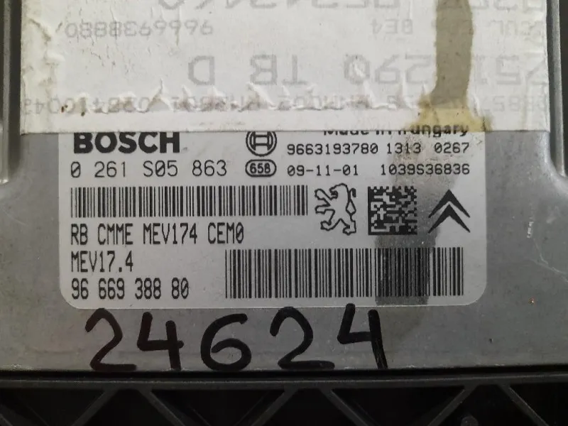 Centralina Iniezione 9663193780 Peugeot 3008 I 2009