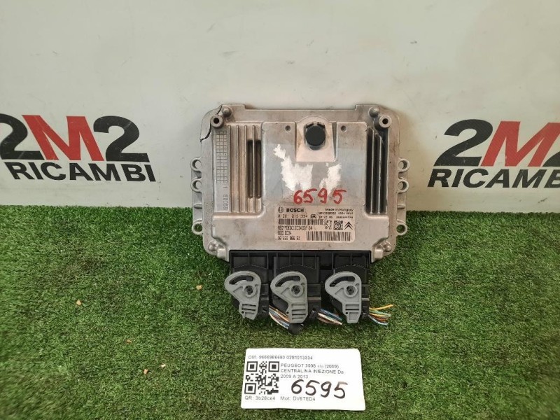 Centralina Iniezione 9666986680 0281013334 Peugeot 3008 I 2009