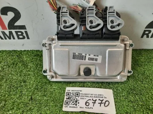 Centralina Iniezione 9657036780 Peugeot 307 CC 2001