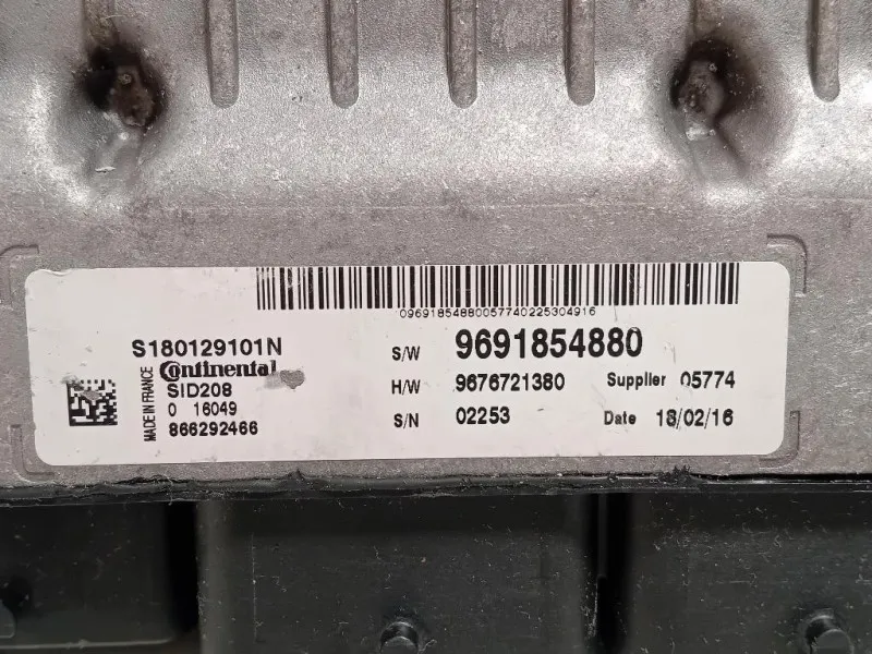 Centralina Iniezione 9691854880 Peugeot Boxer III 2014