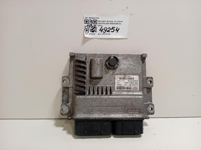 Centralina Iniezione 9809447780 Peugeot Boxer III 2014