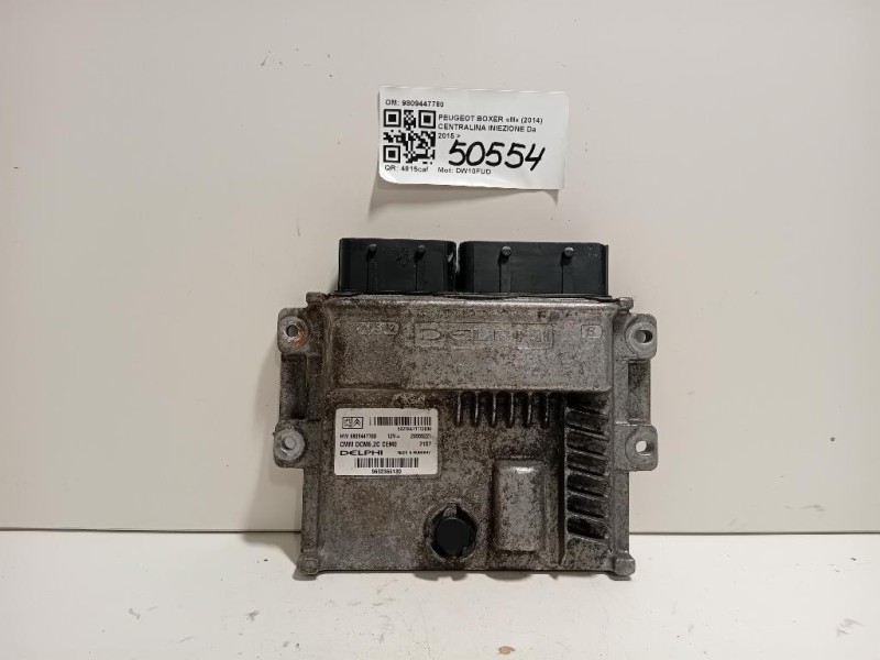 Centralina Iniezione 9809447780 Peugeot Boxer III 2014