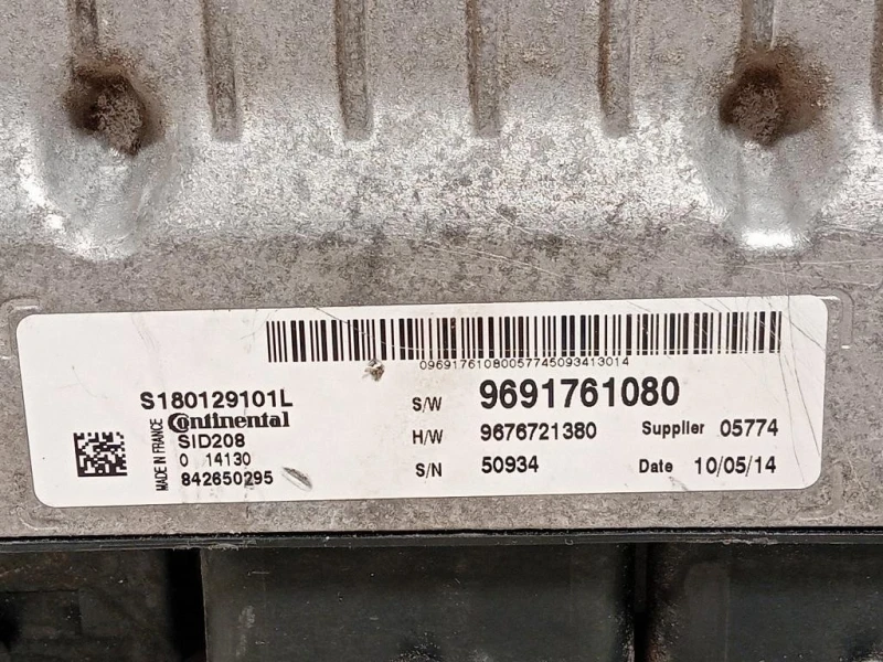 Centralina Iniezione 9691761080 Peugeot Boxer III 2014