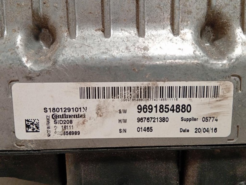 Centralina Iniezione 9691854880 Peugeot Boxer III 2014