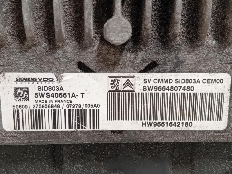 Centralina Iniezione 5WS40661A-T Peugeot Expert III 2016