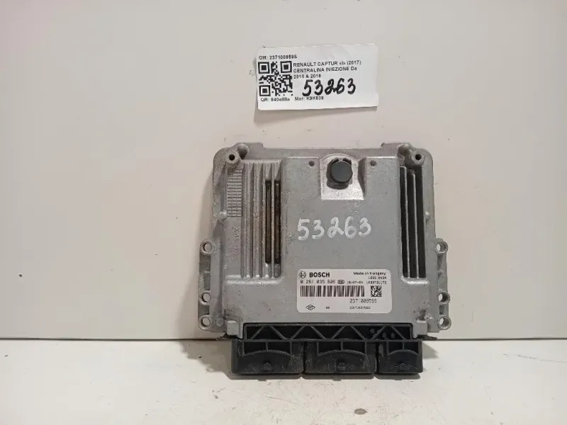 Centralina Iniezione 237100959S Renault Captur I 2017