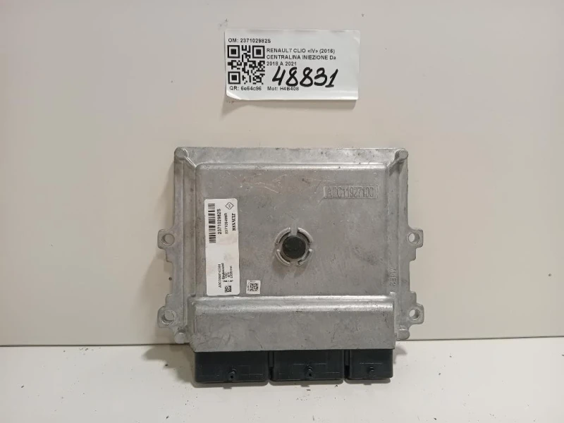 Centralina Iniezione 237102982S Renault CLIO IV 2016