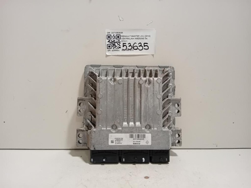 Centralina Iniezione 237105093R Renault Master IV 2014