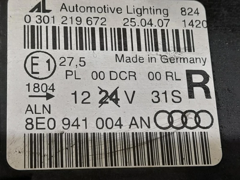 Proiettore ANT DX 8E0941004AN Audi A4 8HE Cabrio 2006