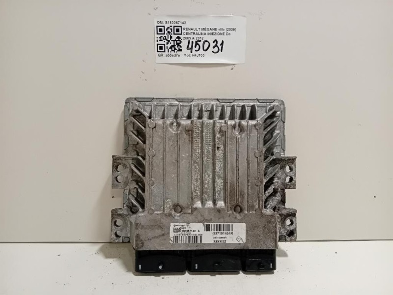 Centralina Iniezione S180067142 Renault Mégane III 2009