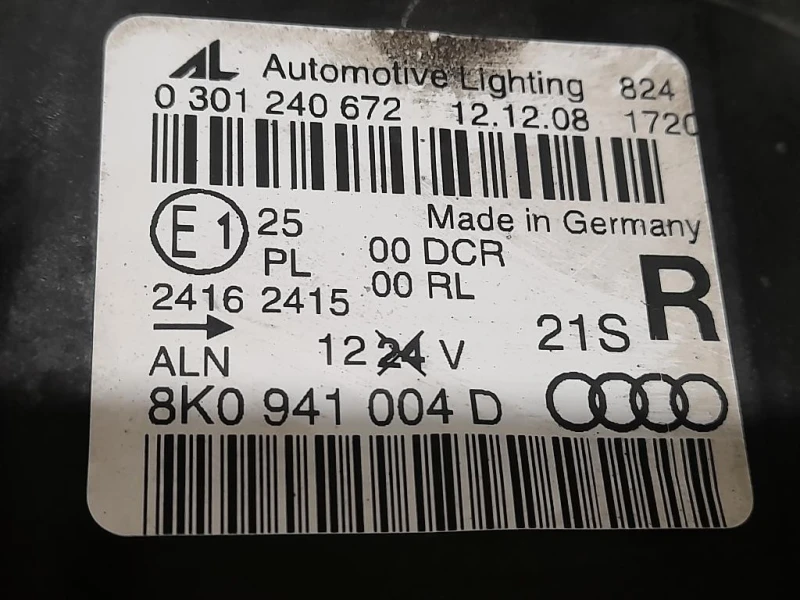 Proiettore ANT DX 8K0941004 Audi A4 8K2 2008