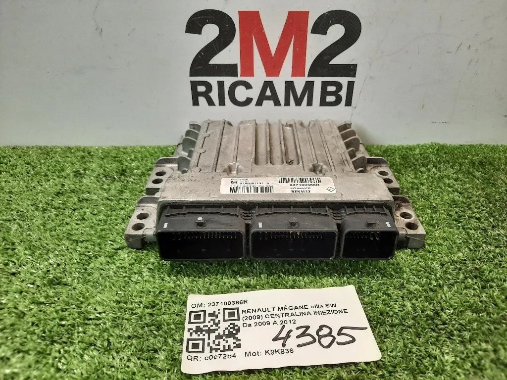 Centralina Iniezione 237100386R MOTORE ECU Renault Mégane III SW 2009