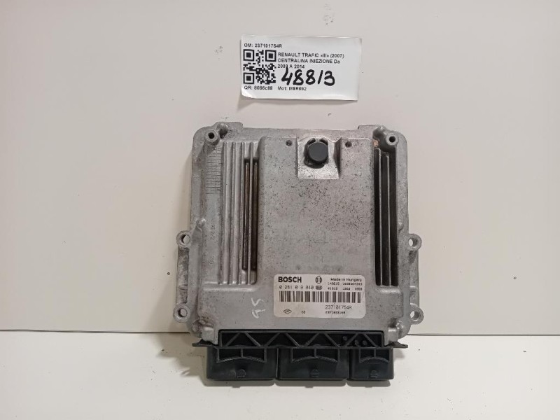 Centralina Iniezione 237101754R Renault Trafic III 2007