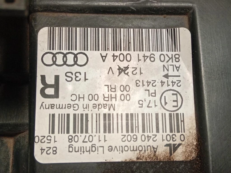 Proiettore ANT DX 8K0941004A Audi A4 8K2 2008