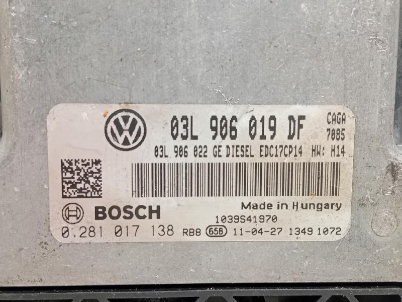 Centralina Iniezione 03L 906 019 DF Seat EXEO 3R2 2009