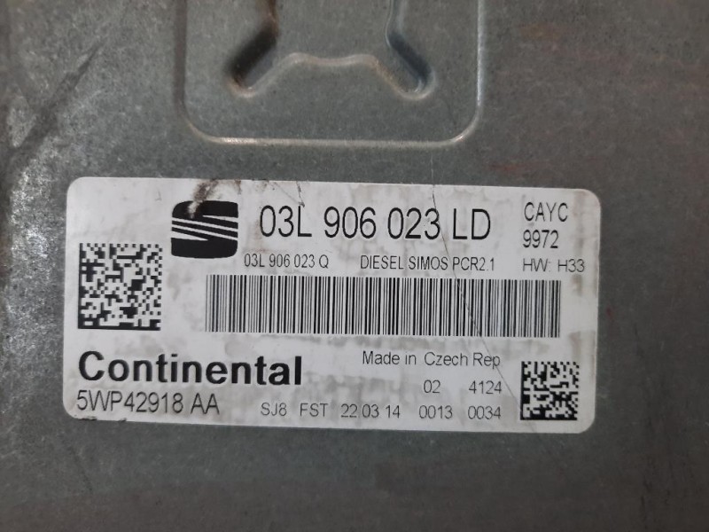 Centralina Iniezione 03L906023LD 03L906023Q 5WP42918AA Seat Ibiza V 6J5 2008