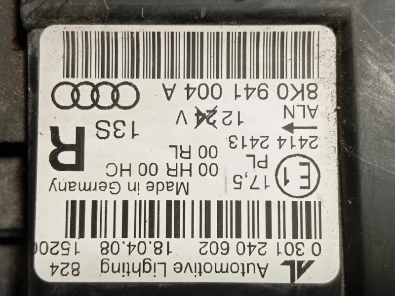 Proiettore ANT DX 8K0 941 004 R Audi A4 8K2 2012