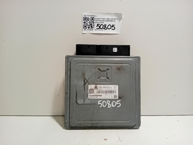 Centralina Iniezione 03L906023LL Skoda Fabia 545 SW 2010