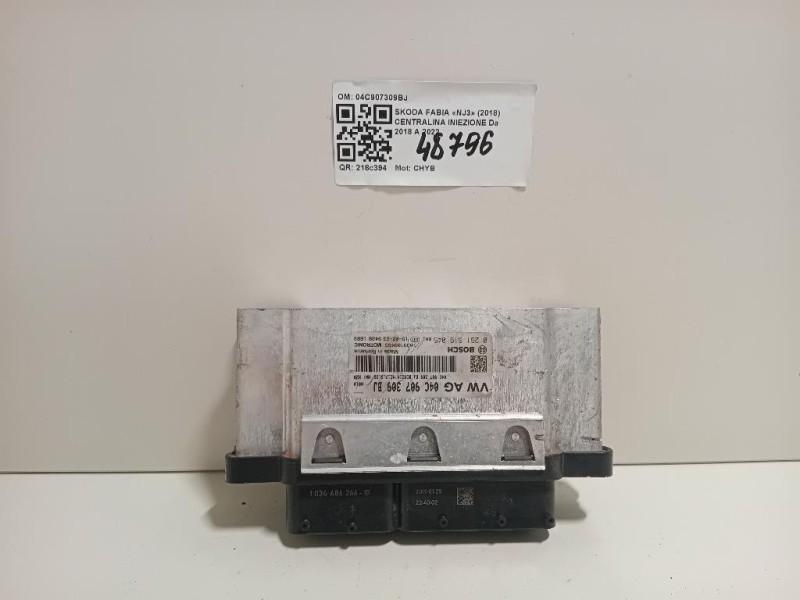 Centralina Iniezione 04C907309BJ Skoda Fabia NJ3 2018