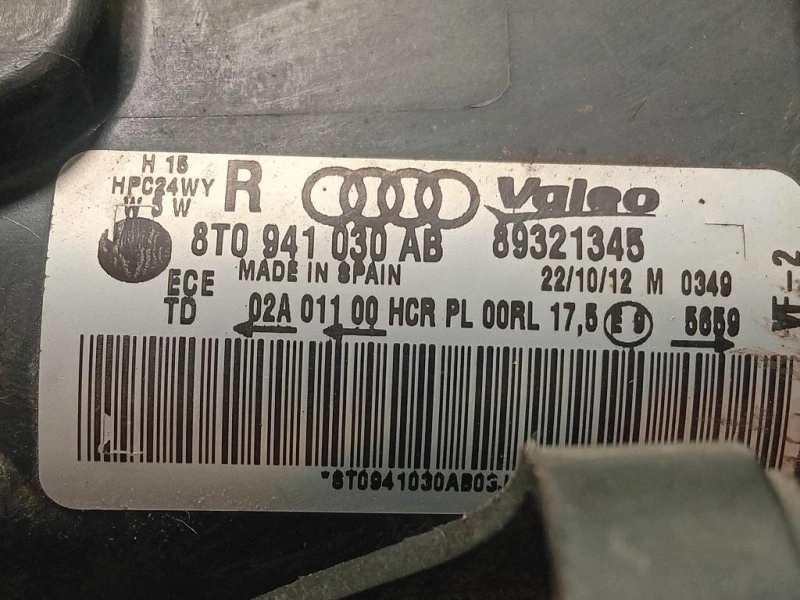 Proiettore ANT DX 8T0941030AB Audi A5 8T3 2008