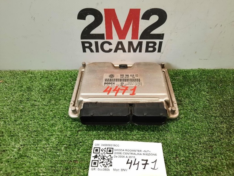 Centralina Iniezione 045906019CC MOTORE Skoda Roomster 5J7 2006