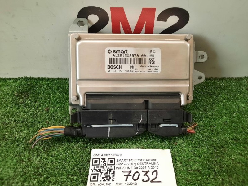 Centralina Iniezione A1321502379 Smart Fortwo Cabrio 451 2007
