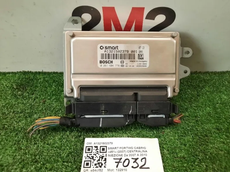 Centralina Iniezione A1321502379 Smart Fortwo Cabrio 451 2007