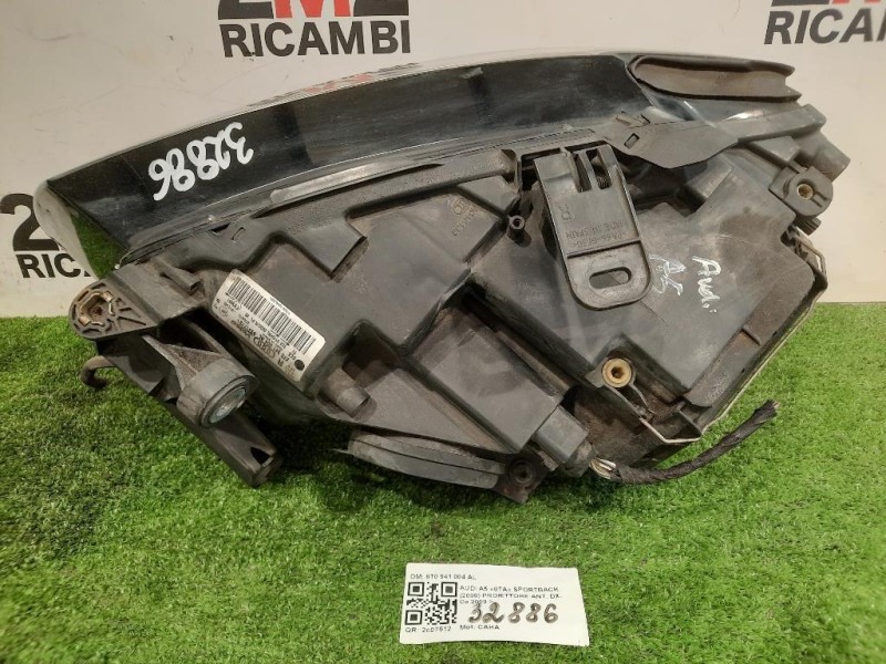 Proiettore ANT DX 8T0 941 004 AL Audi A5 8TA Sportback 2008