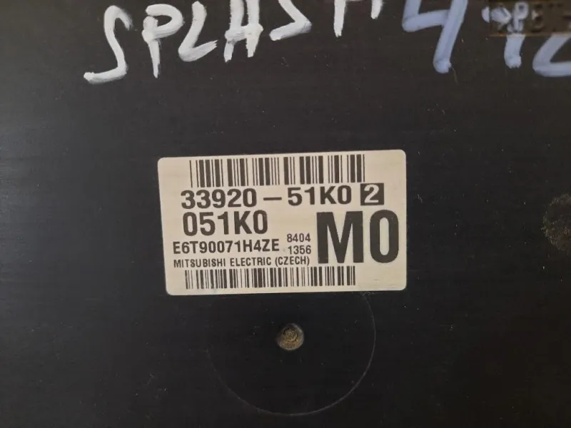 Centralina Iniezione 33920-51K0 MOTORE Suzuki Splash 2008