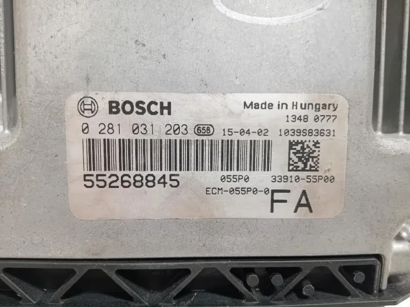 Centralina Iniezione 55268845 Suzuki SX4 S-cross 2016