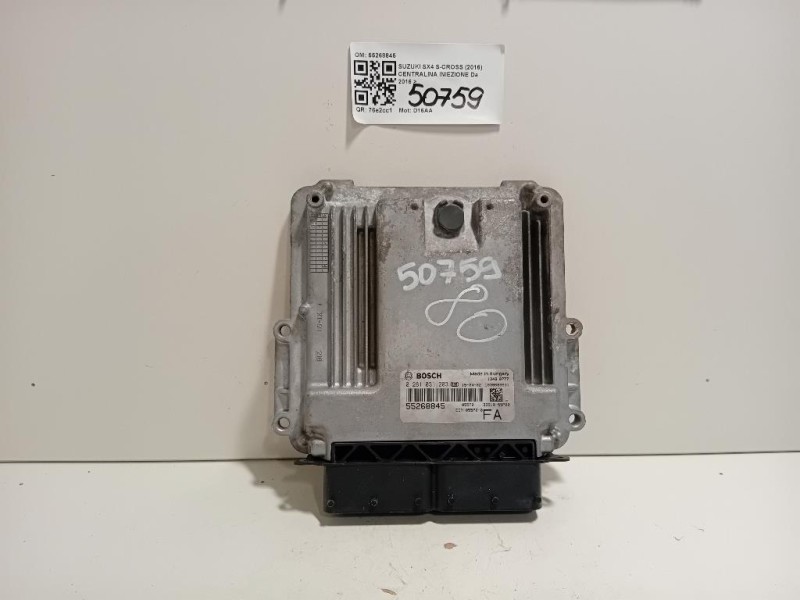 Centralina Iniezione 55268845 Suzuki SX4 S-cross 2016