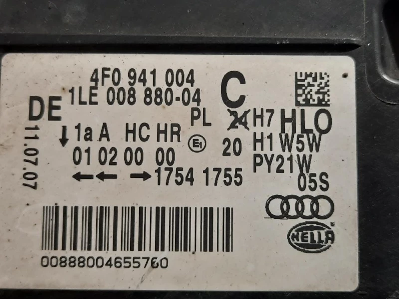 Proiettore ANT DX 4F0 941 004 Audi A6 4F2 2008