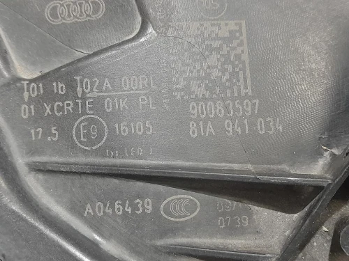 Proiettore ANT DX 81A941034 Audi Q2 GAB 2016