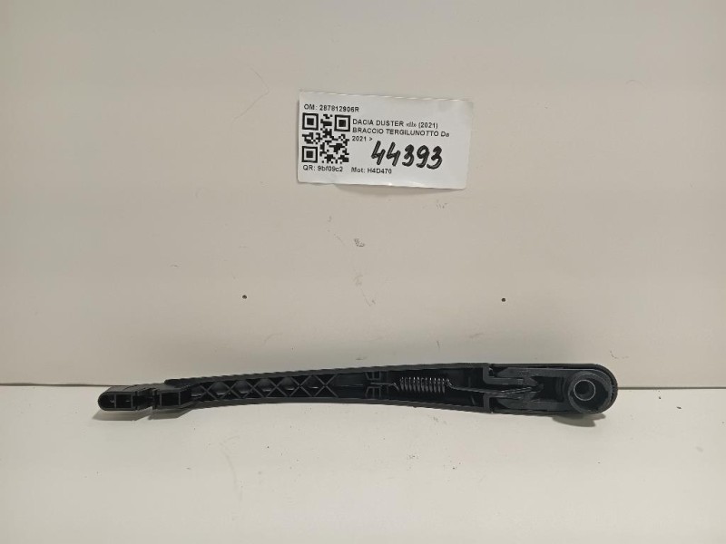 Braccio Tergilunotto 287812906R Dacia Duster II 2021