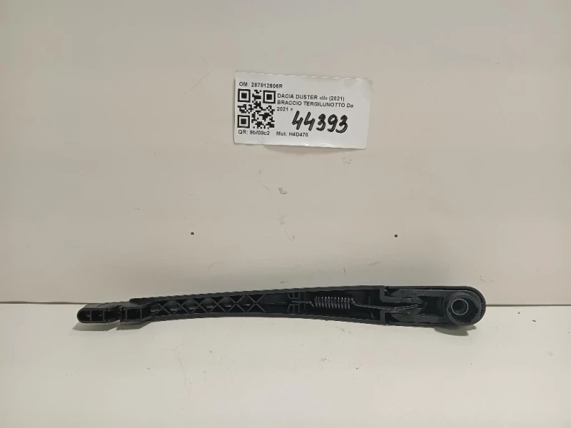Braccio Tergilunotto 287812906R Dacia Duster II 2021