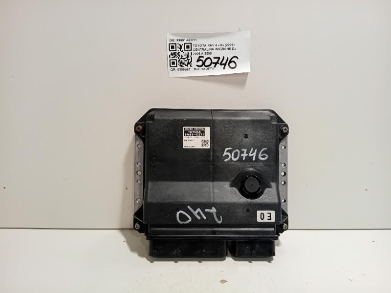 Centralina Iniezione 89661-42C11 Toyota RAV 4 III 2006