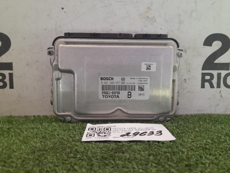Centralina Iniezione 89661-0DP98 Toyota Yaris IV 2012
