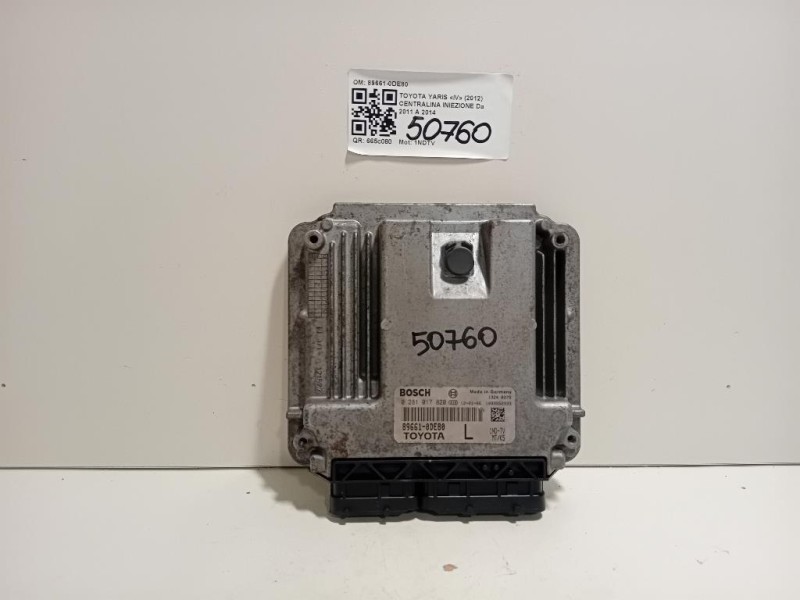 Centralina Iniezione 89661-0DE80 Toyota Yaris IV 2012