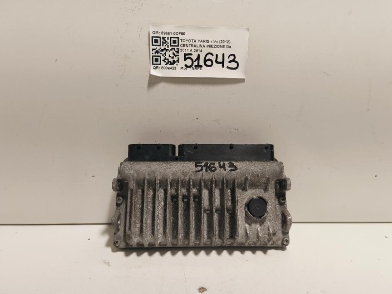 Centralina Iniezione 89661-0DF50 Toyota Yaris IV 2012