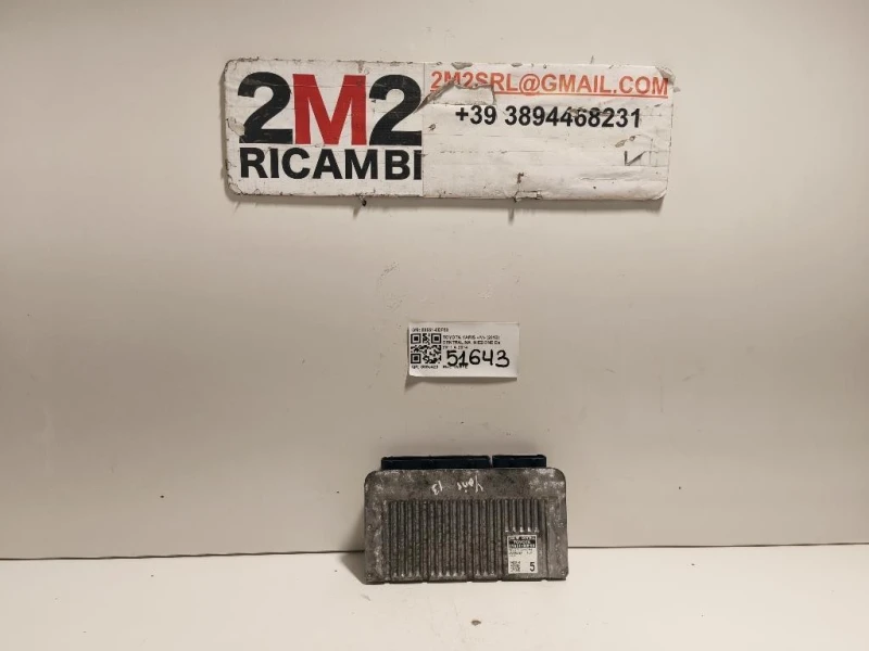 Centralina Iniezione 89661-0DF50 Toyota Yaris IV 2012