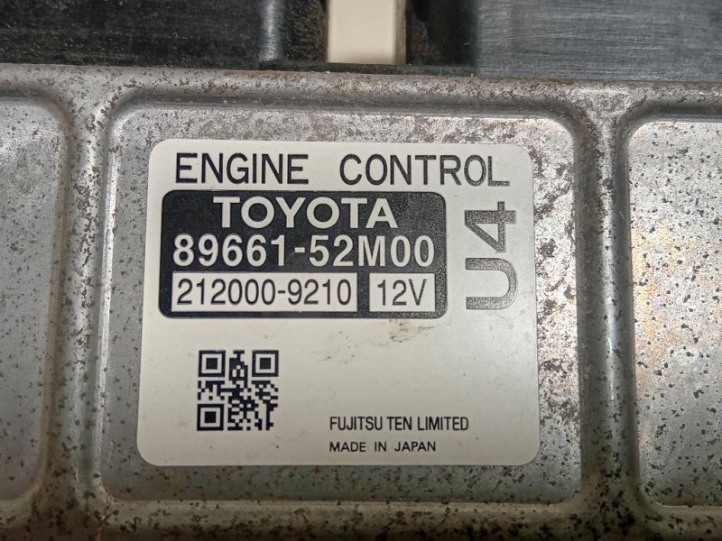 Centralina Iniezione 89661-52M00 Toyota Yaris IV 2012